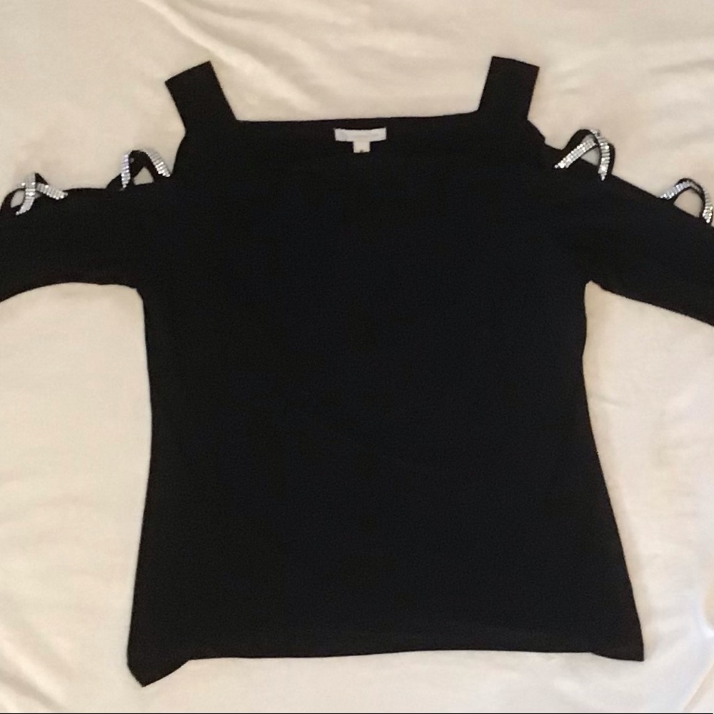 Dress Barn Sequin black top